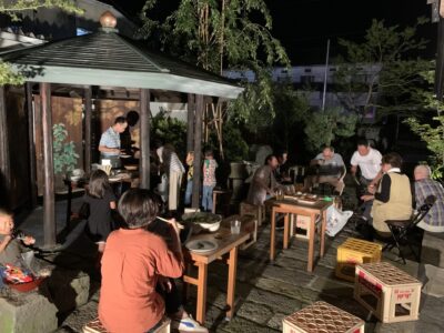 颯庵 庭でのイベント 颯庵 庭でのイベント